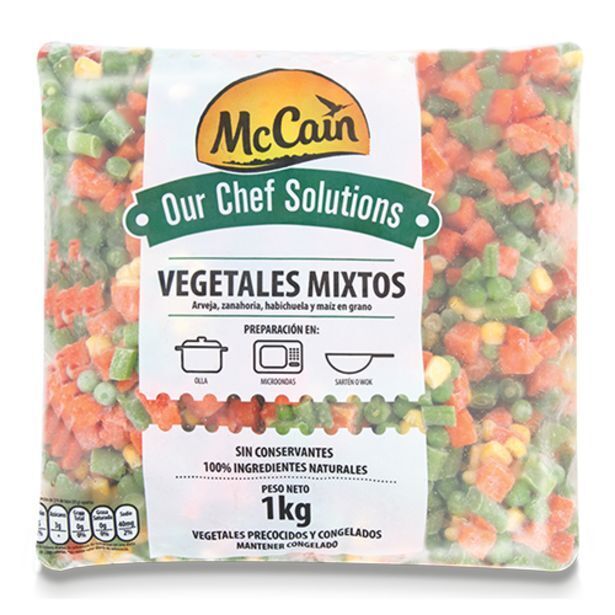 Makro Vegetales mixtos mccain bolsa 1kg. oferta