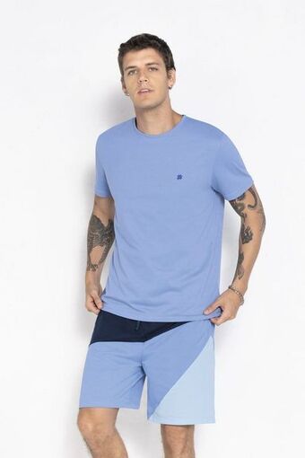 Carmel Camiseta manga corta azul oferta