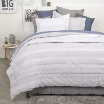 Brissa Edredón microfibra estampado rayas/guiones gris claro oferta
