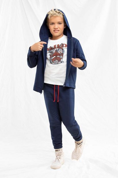 Carmel Conjunto x 3 buzo-camiseta-sudadera azul oferta