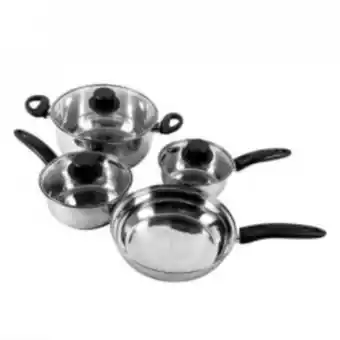 Home Sentry Batería de cocina 7 piezas expressions plateado oferta