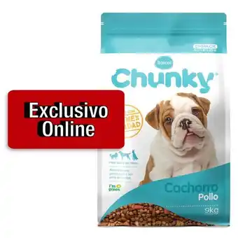 Makro Alimento perro chunky cachorro pollo 9kg oferta