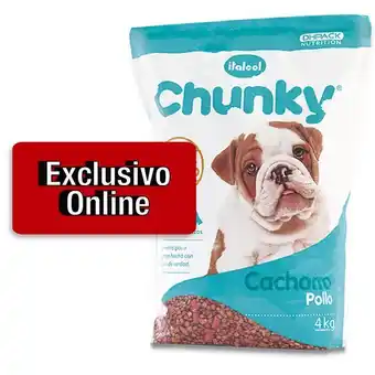Makro Alimento perro chunky cachorro pollo 4kg oferta