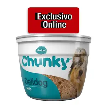 Makro Delidog chunky pollo pate 156g oferta