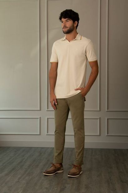 Vélez Polo semifitted ilia para hombre escote en v oferta