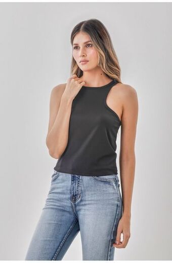 Tennis Camiseta negra para mujer oferta