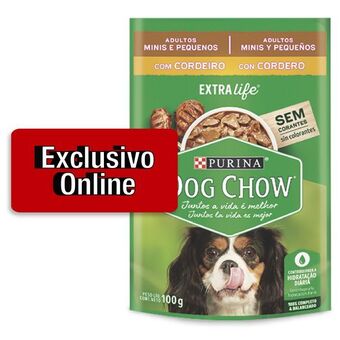 Makro Alimento perro pouche dog chow adultos minis/pequeños cordero x100g oferta