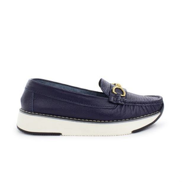 Mussi Mocasin plataforma de cuero isidora oferta