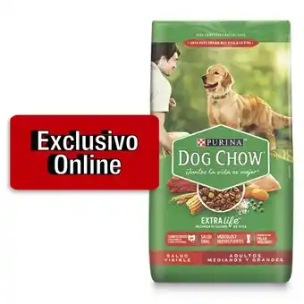 Makro Dog chow adulto razas medianas y grandes 8kg oferta