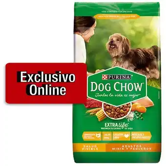 Makro Alimento perro dog chow adulto minis y pequeños 2kg oferta