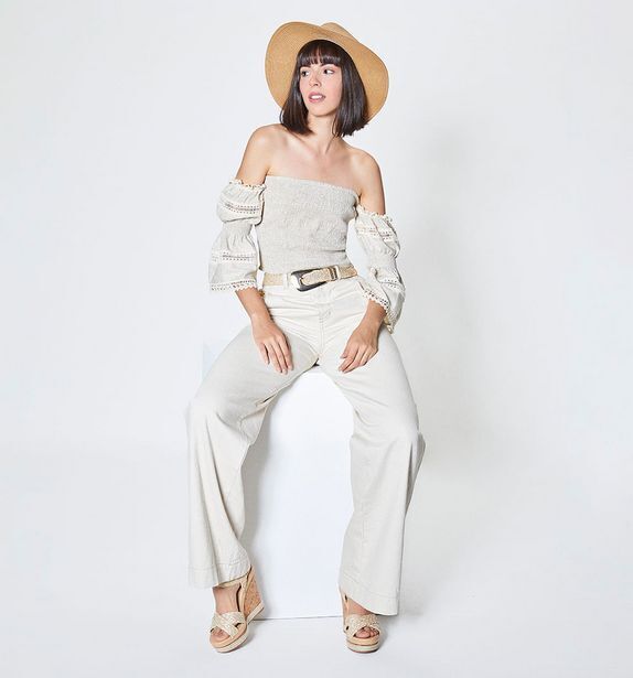 Studio F Blusa campesina oferta