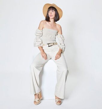 Studio F Blusa campesina oferta