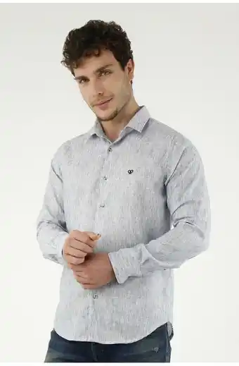 Tennis Camisa para hombre tennis, camisa lino entero manga larga oferta