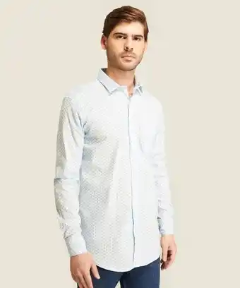Camisa miniprint bolsillo