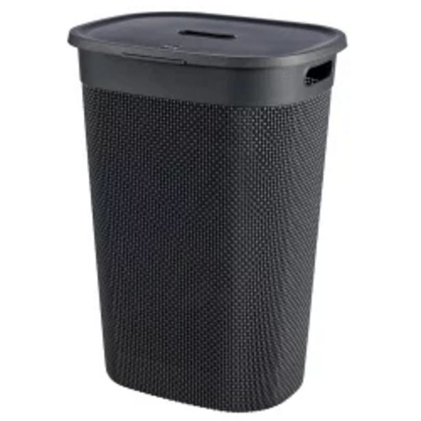 Home Sentry Cesta de ropa filo curver 60 lt negro oferta