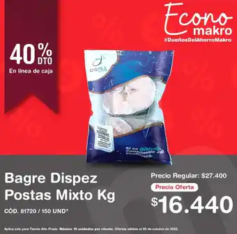 Makro Bagre Dispez Postas Mixto oferta