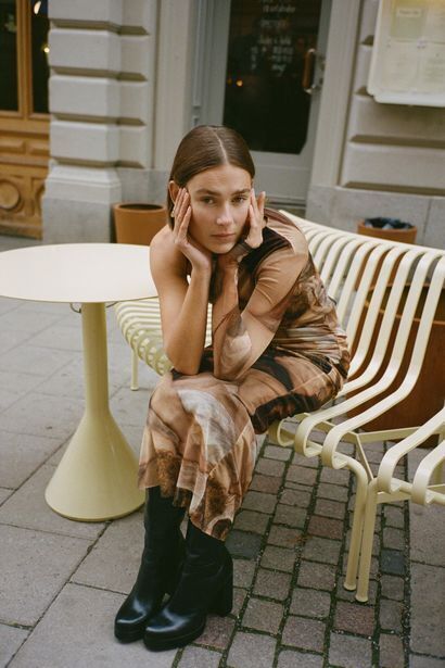 Zara Falda tul estampado oferta
