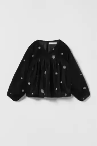 Blusa velvet brillos
