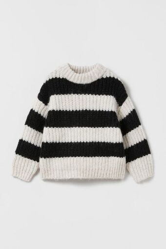 Zara Jersey punto rayas oferta