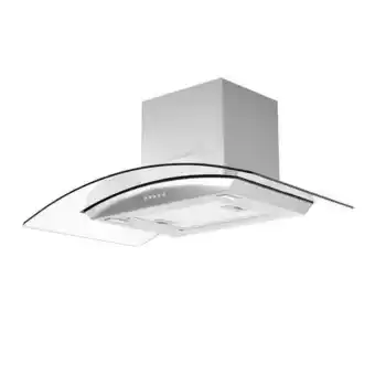 Alfa Campana isla acero / cristal 80 cm 3 velocidades oferta