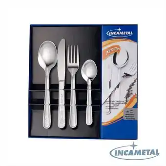 Éxito Juego de cubiertos incametal 4 puestos i09478 oferta