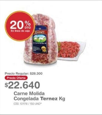 Makro Ternez Carne Molida Congelada kg oferta