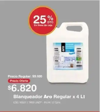 Makro Aro Blanqueador Regular x 4 Lt oferta