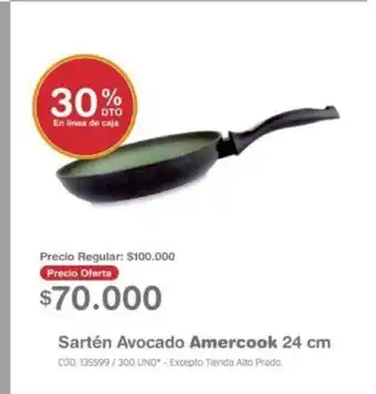Makro Amercook Sarten Avocado 24 cm oferta