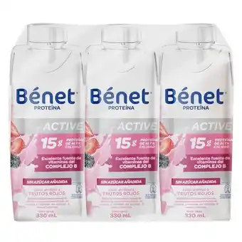 Olímpica Beb benet f/rojos 330ml x3un oferta
