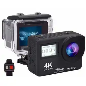 Linio Cámara deportiva moto acción 4k pantalla dual control remoto wifi k1 oferta