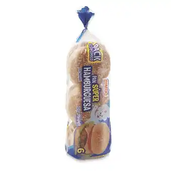Makro Pan super hamburguesa bimbo ajonjoli 525gen6u oferta