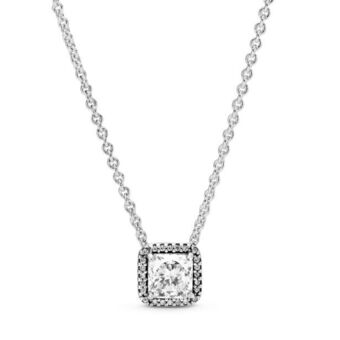Pandora Collar halo cuadrado brillante oferta