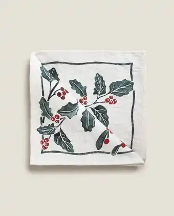 Zara Home Servilletas flor de pascua (pack de 2) oferta