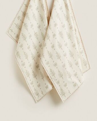 Zara Home Paño estampado navidad (pack de 2) oferta