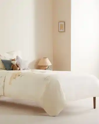 Funda nórdica reversible mapamundi animales