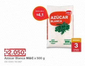 Makro M&C Azucar Blanca x 500g oferta