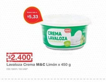 Makro M&C Lavaloza Crema Limon x 450g oferta