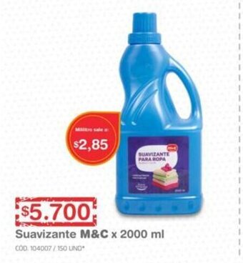 Makro M&C Suavizante x 2000 ml oferta