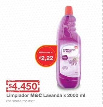 Makro M&C Limpiador Lavanda x 2000 ml oferta