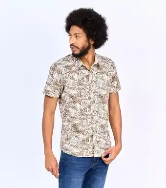 Stirpe Camisa slim manga corta estampada unser oferta