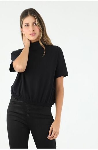 Tennis Camiseta negra para mujer oferta