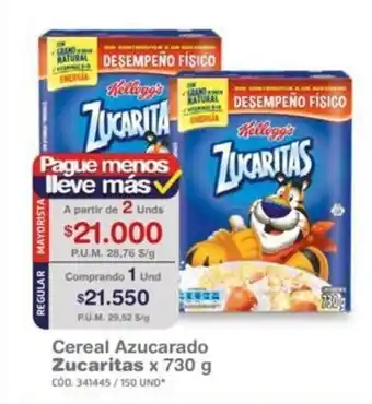 Makro Zucaritas Cereal Azucarado x 730g oferta
