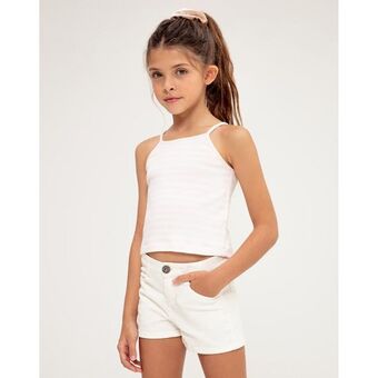 Los Tres Elefantes Camiseta rosada rayas niña oferta