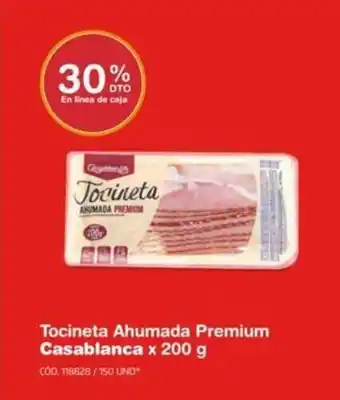 Makro Casablanca Tocineta Ahumada Premium x 200g oferta