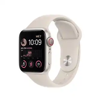 Ishop Apple watch se (2da generación) gps (44mm) blanco estrella oferta
