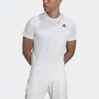 Adidas Camiseta melbourne freelift estampada para tenis oferta