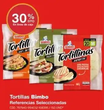 Makro Tortillas Bimbo oferta