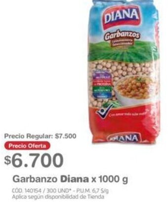 Makro Garbanzo Diana 1000g oferta