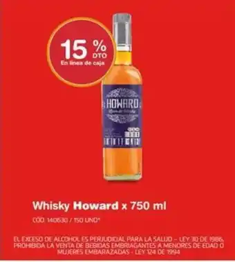 Makro Howard Whisky x 750 ml oferta
