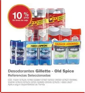 Makro Gillette Old Spice Desodorantes oferta